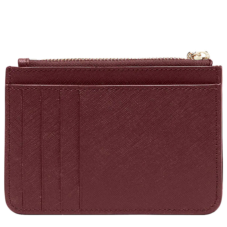Kate Spade Laurel Way Bitsy Card Holder in Deep Berry wlru6059