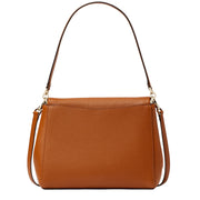Kate Spade Leila Medium Flap Shoulder Bag in Warm Gingerbread k6029