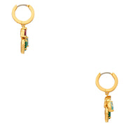 Kate Spade Light Up The Room Holiday Hoop Earrings in Multi ka206