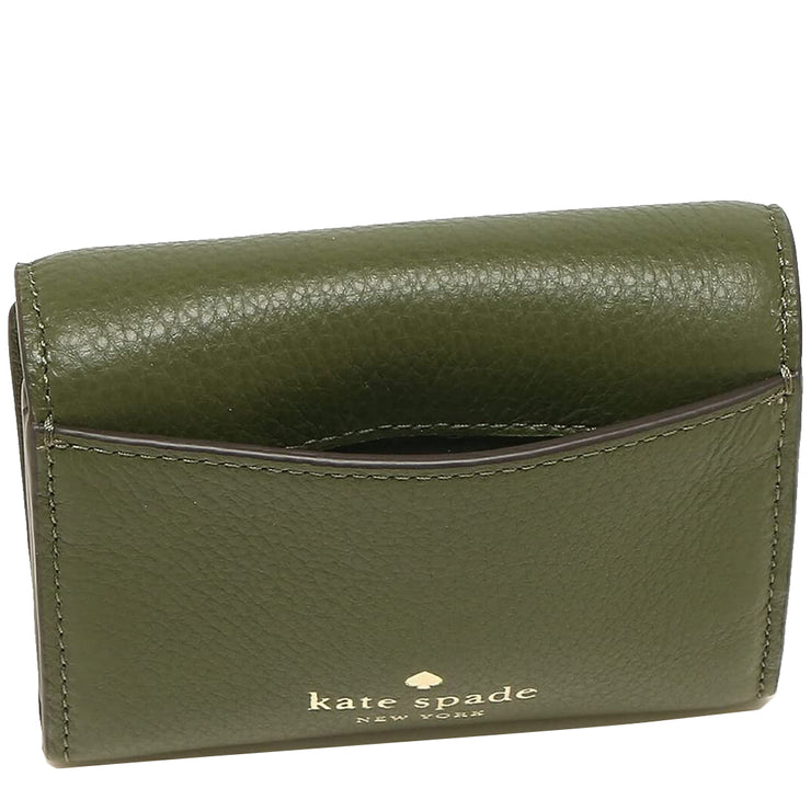 Kate Spade Marti Small Flap Wallet in Enchanted Green k6026