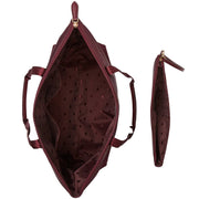 Kate Spade Mel Packable Tote Bag in Deep Berry wkr00625