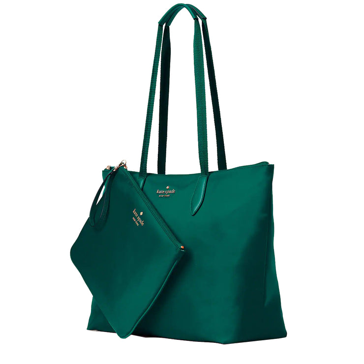 Kate Spade Mel Packable Tote Bag in Deep Jade wkr00625