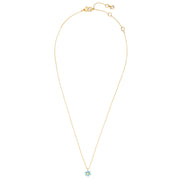 Kate Spade Miosotis Flower Mini Pendant Necklace in Blue Multi k8051