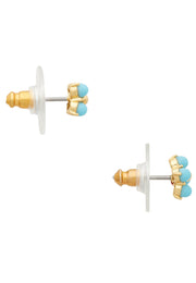 Kate Spade Miosotis Flower Studs Earrings in Blue Multi k8047