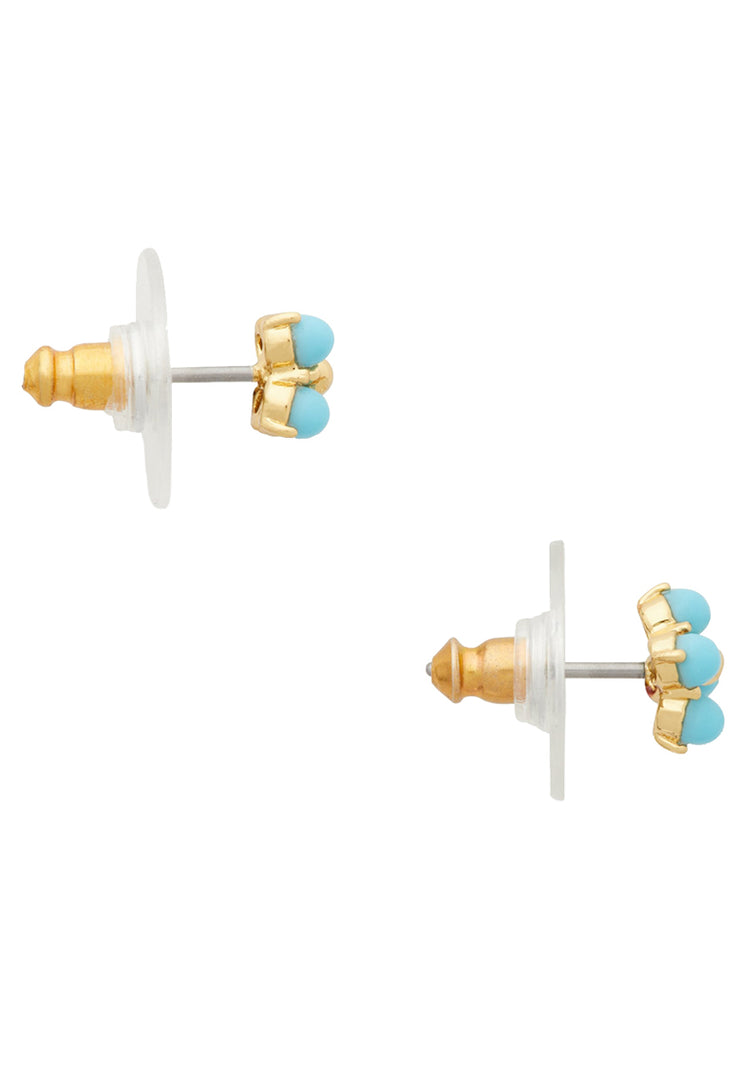 Kate Spade Miosotis Flower Studs Earrings in Blue Multi k8047