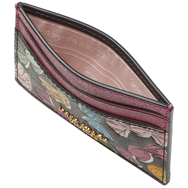 Kate Spade Morgan Assorted Candies Embossed Cardholder in Black Multi ka010