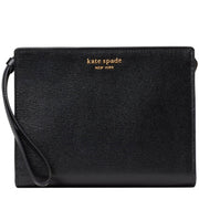 Kate Spade Morgan Gusseted Wristlet in Black k9557