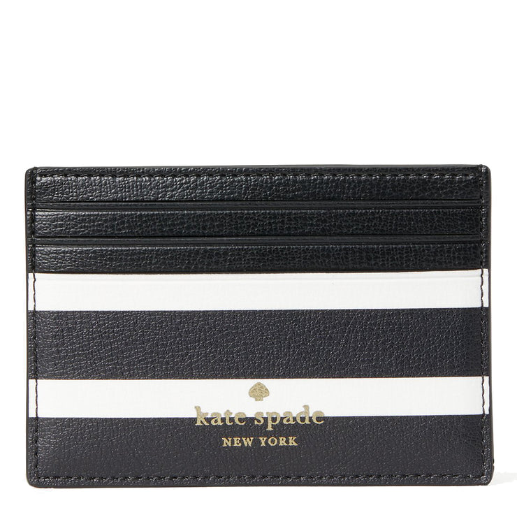 Kate Spade Patrice Sailing Stripe Small Slim Card Holder 