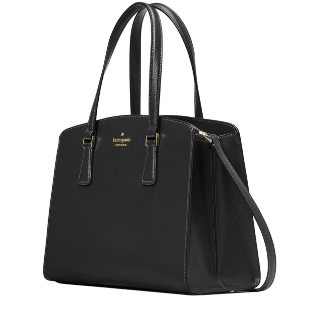 Kate Spade Perry Medium Satchel Bag in Black k8694