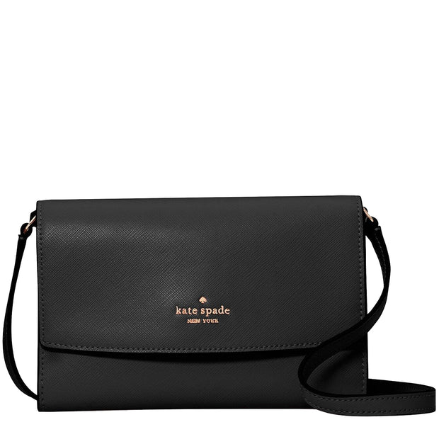 Kate Spade Perry Leather Crossbody Bag in Black k8709