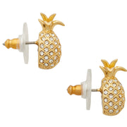 Kate Spade Pineapple Passion Studs Earrings in Clear/ Gold k8038