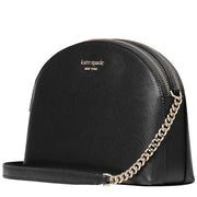 Kate Spade Spencer Double-Zip Dome Crossbody Bag in Black k4562