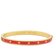 Kate Spade Spot the Spade Enamel Hinged Bangle Bracelet