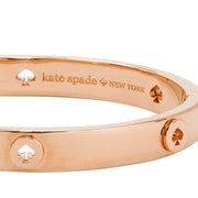 Kate Spade Spot the Spade Studded Hinged Bangle Bracelet in Rose Gold o0ru2754