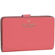 Kate Spade Staci Medium Compact Bifold Wallet in Dark Watermelon Gelato wlr00128