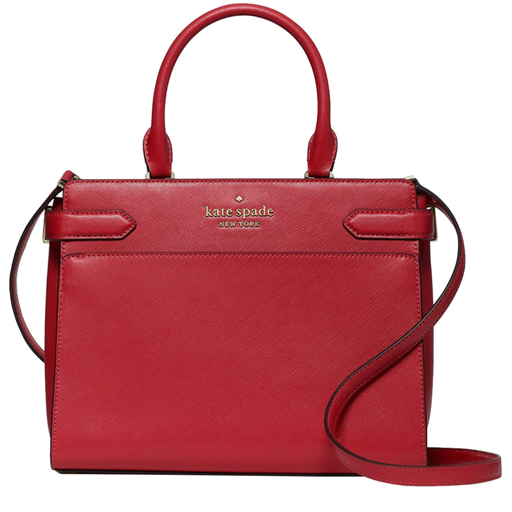 Buy Kate Spade Staci Medium Satchel Bag in Red Currant wkru6951 Online in Singapore | PinkOrchard.com