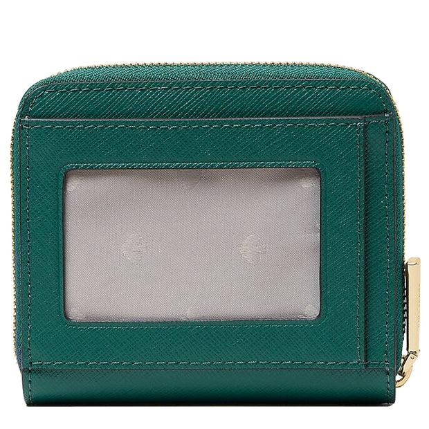 Kate Spade Staci Small Zip Around Wallet in Deep Jade wlr00634
