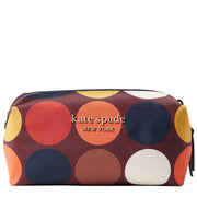 Kate Spade The Little Better Everything Puffy Dot Medium Cosmetic Case in Multi k8911