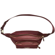 Kate Spade The Little Better Sam Nylon Medium Belt Bag in Dark Merlot k4468