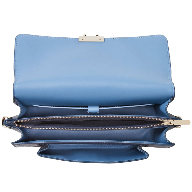 Kate Spade Voyage Chambray Twill Medium Shoulder Bag in Blue Multicolor k9035