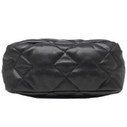 Marc Jacobs Moto Leather Large Quilted Cosmetic Pouch in Black S202M01RE21