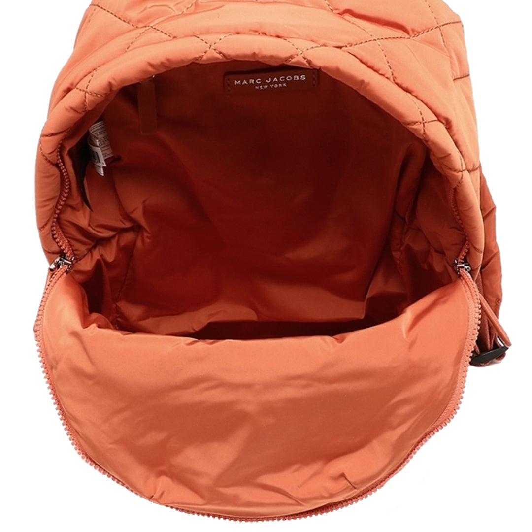 brown marc new york mini backpack Marc Jacobs Quilted Nylon Backpack Bag in Mecca Orange M0011321 – PinkOrchard.com