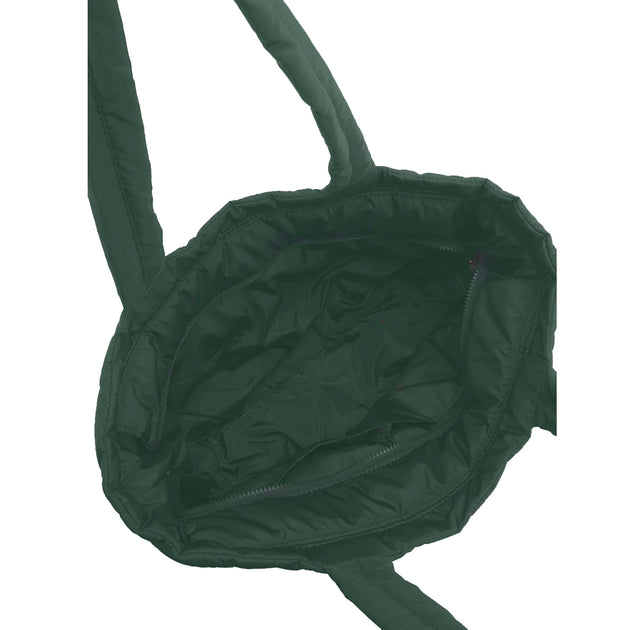 Marc Jacobs Quilted Nylon Medium Tote Bag in Kombu Green M0016680