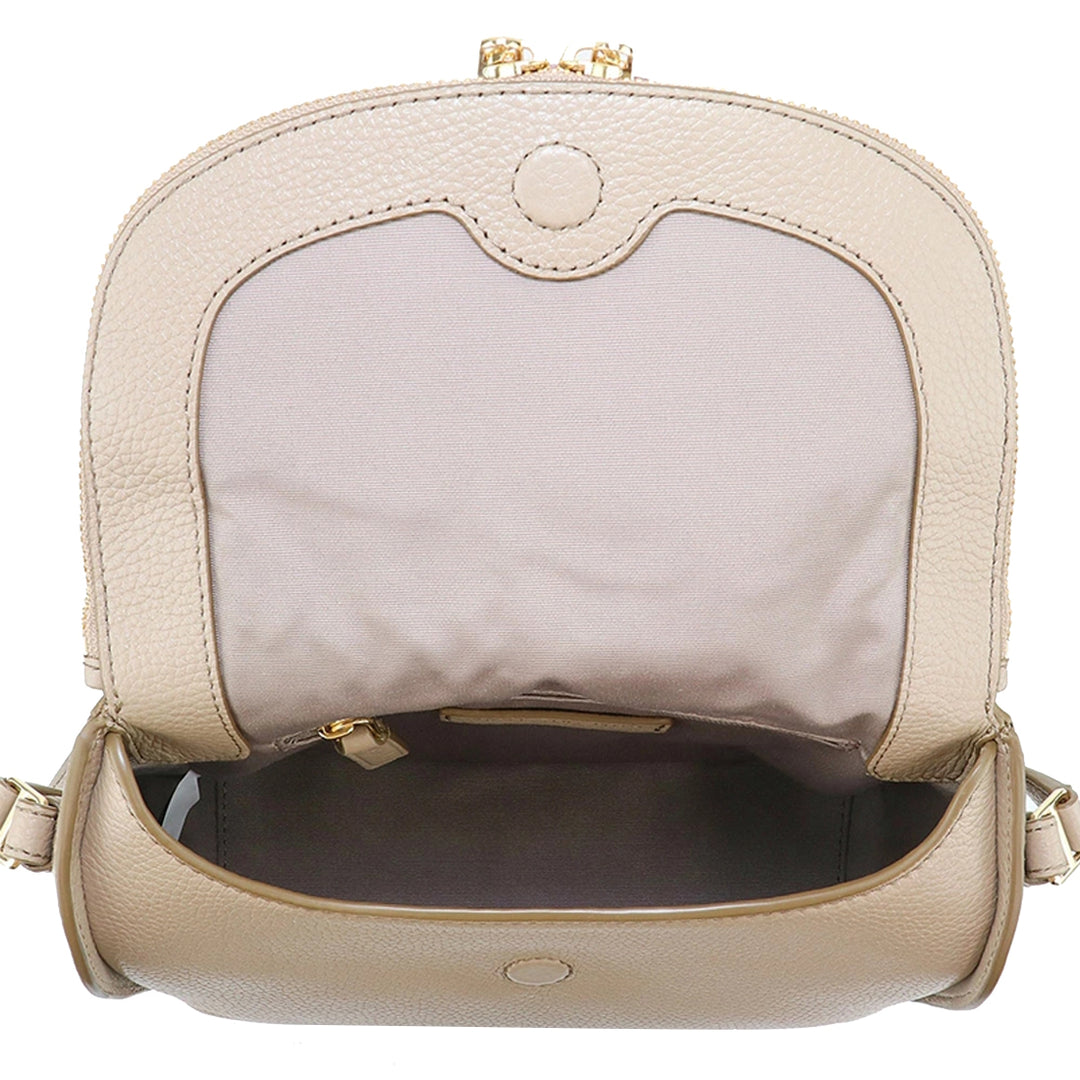 バッグ (MARC JACOBS) MINI MESSENGER GREIGE Marc Jacobs M0016932 Greige With Gold Hardware The Groove
