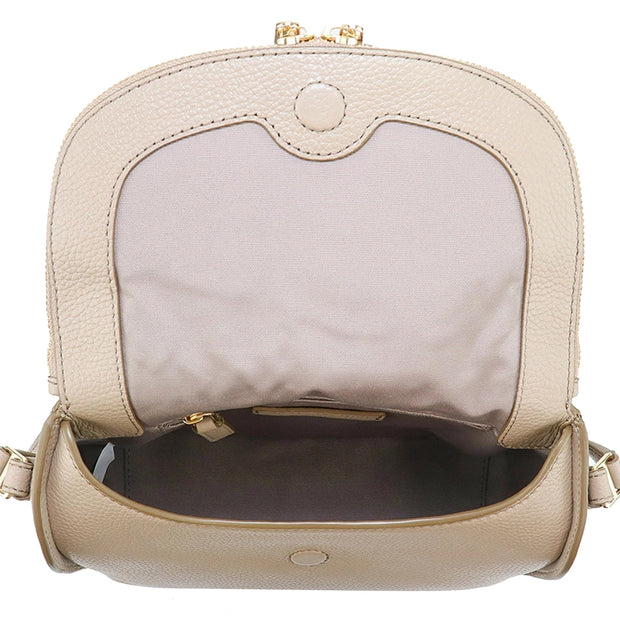 Marc Jacobs The Groove Leather Mini Messenger Bag in Greige M0016932
