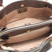 Prada Deer Leather Shoulder Tote Bag