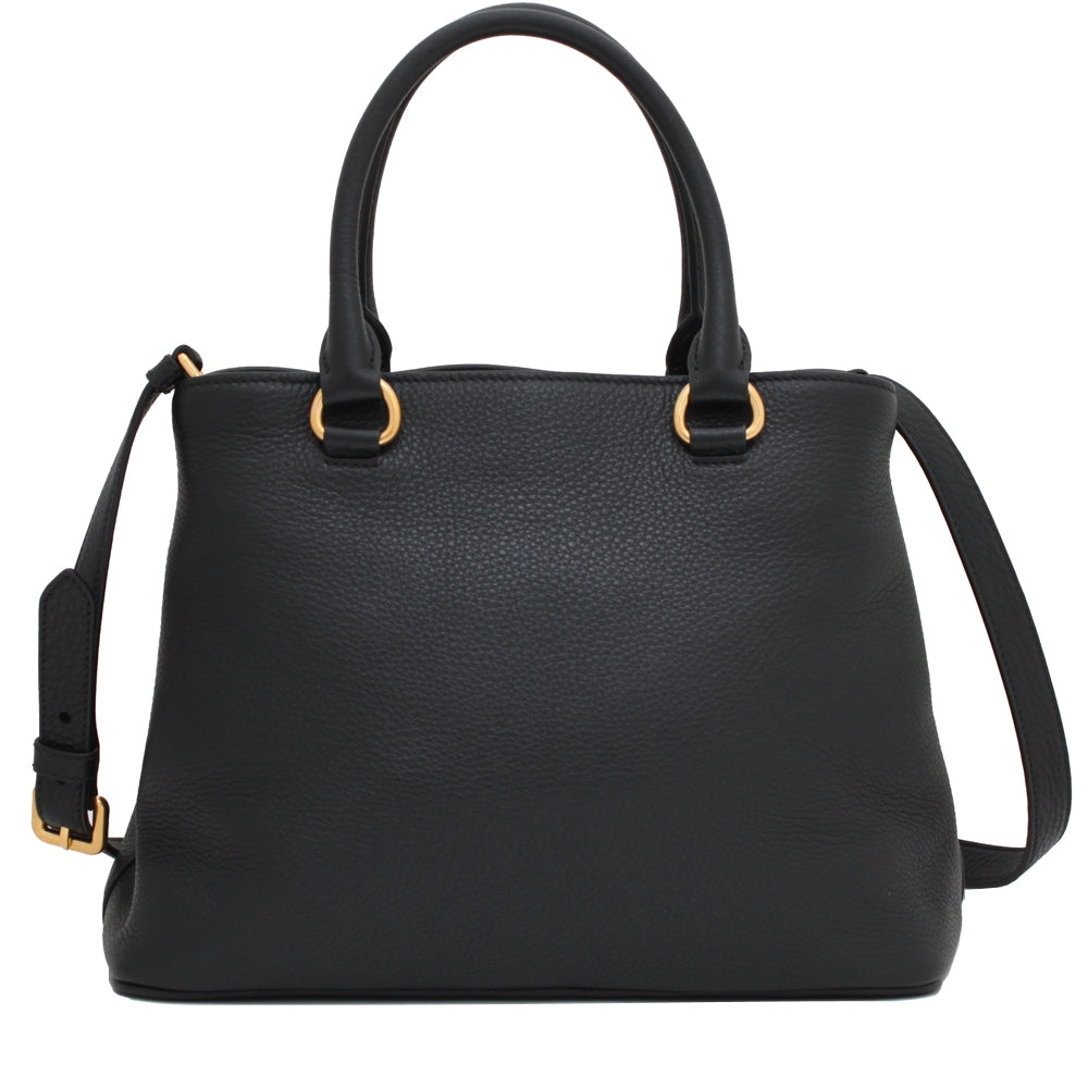 Prada 1BA058 Vitello Phenix Leather Convertible Bag – PinkOrchard.com