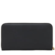 Prada 1ML506 Saffiano Leather Zip Around Long Wallet - Black