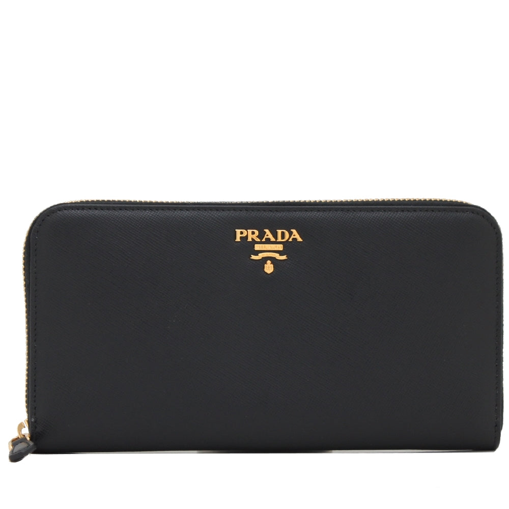 Prada 1ML506 Saffiano Leather Zip Around Long Wallet – PinkOrchard.com
