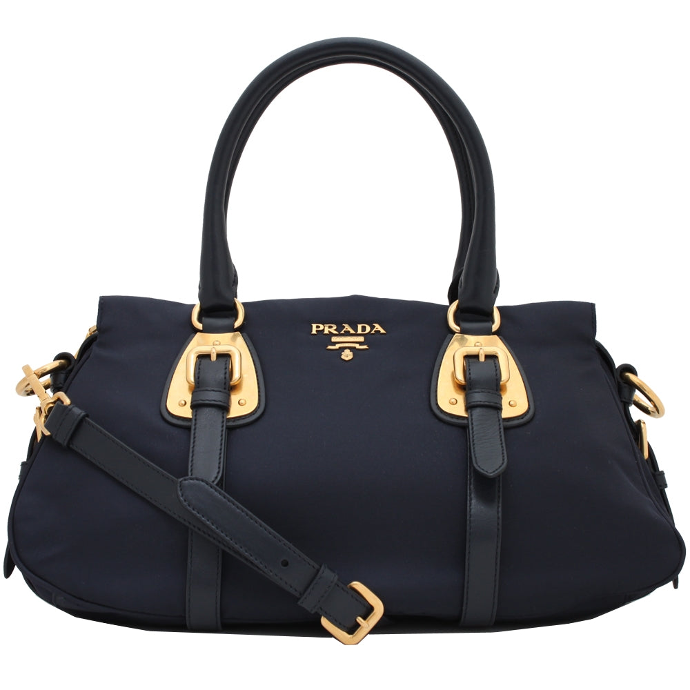 Prada BN2864 Tessuto Nylon Convertible Top Handle Bag