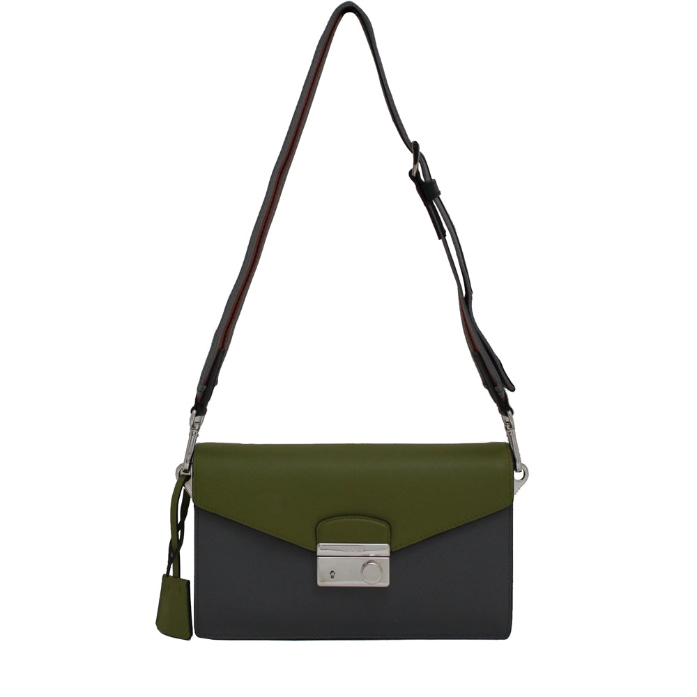 バッグ Prada 2001aw Leather shoulder bag Prada Spectrum diamond-quilt Leather Shoulder Bag | Black