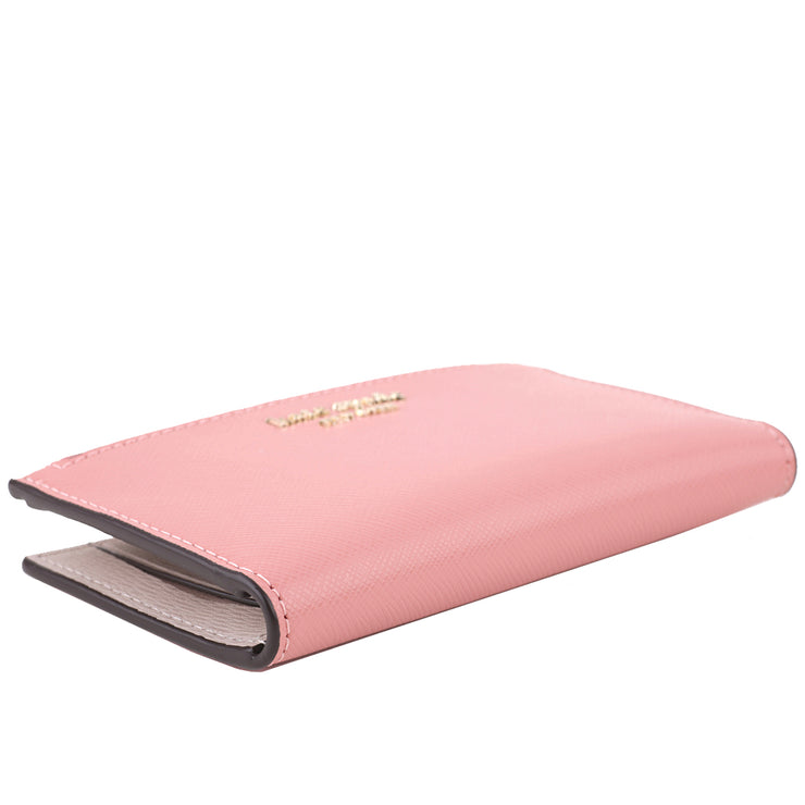 Kate Spade Spencer Small Slim Bifold Wallet in Serene PInk pwr00280