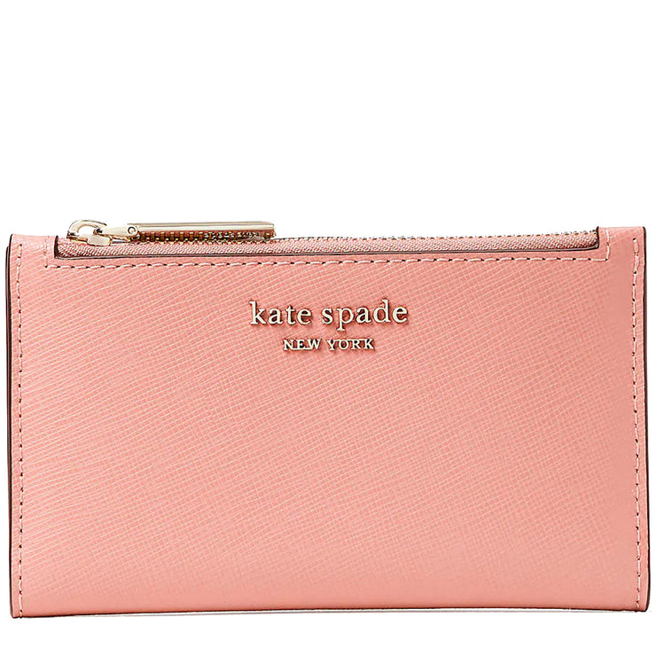 Kate Spade Spencer Small Slim Bifold Wallet in Serene Pink pwr00280 ...