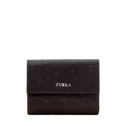 Furla Ostrich Embossed Classic Medium French Wallet