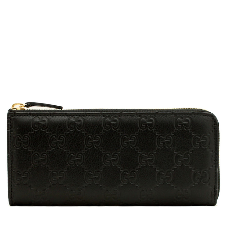 Gucci Guccissima Leather L-shaped Long Wallet