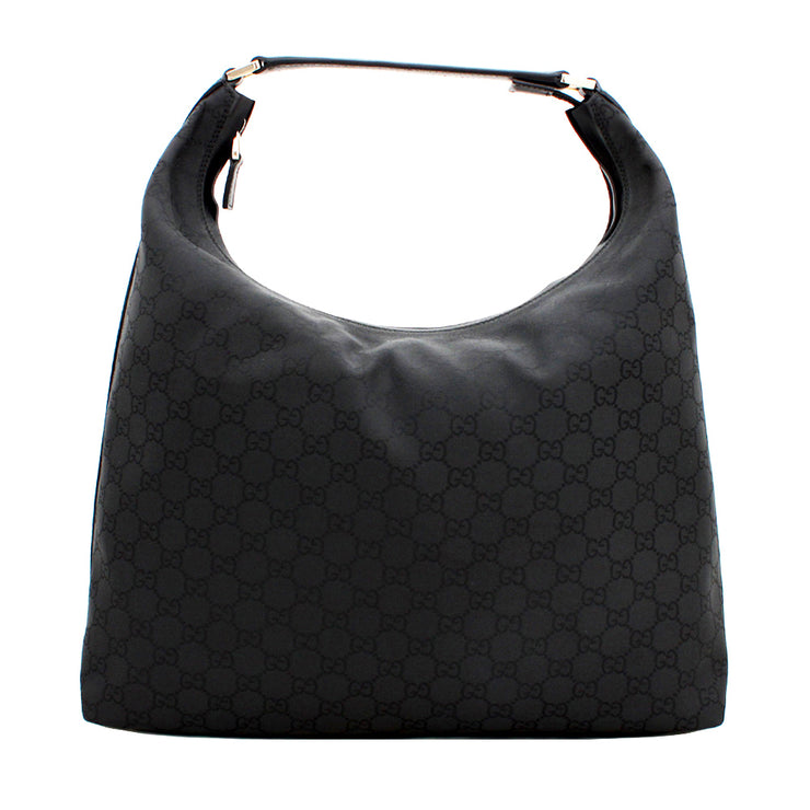 Gucci Soho Pebbled Hobo Bag Black in Leather with Gold-tone - US