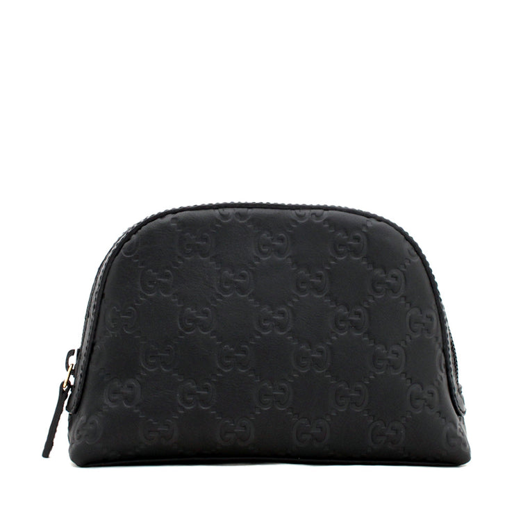 Gucci GG Guccisima Leather Dome Cosmetic Case