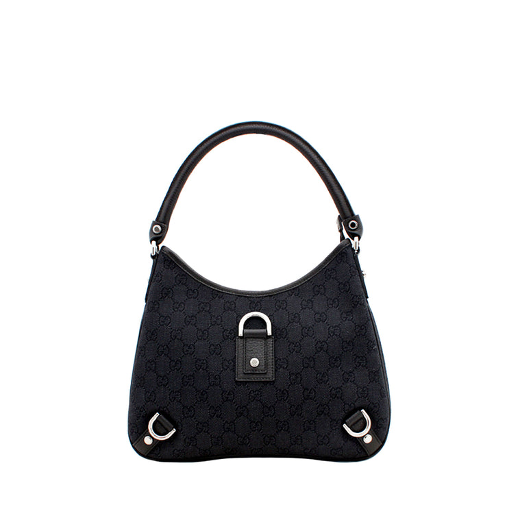 Gucci GG Denim Small Abby Hobo Bag