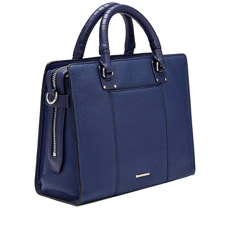 Rebecca Minkoff Bree Medium Top Zip Satchel Bag PinkOrchard