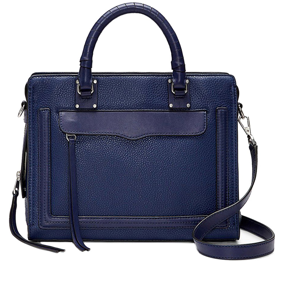 Rebecca Minkoff Bree Medium Top Zip Satchel Bag PinkOrchard